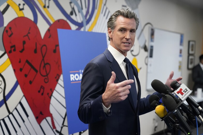 California Gov. Gavin Newsom 