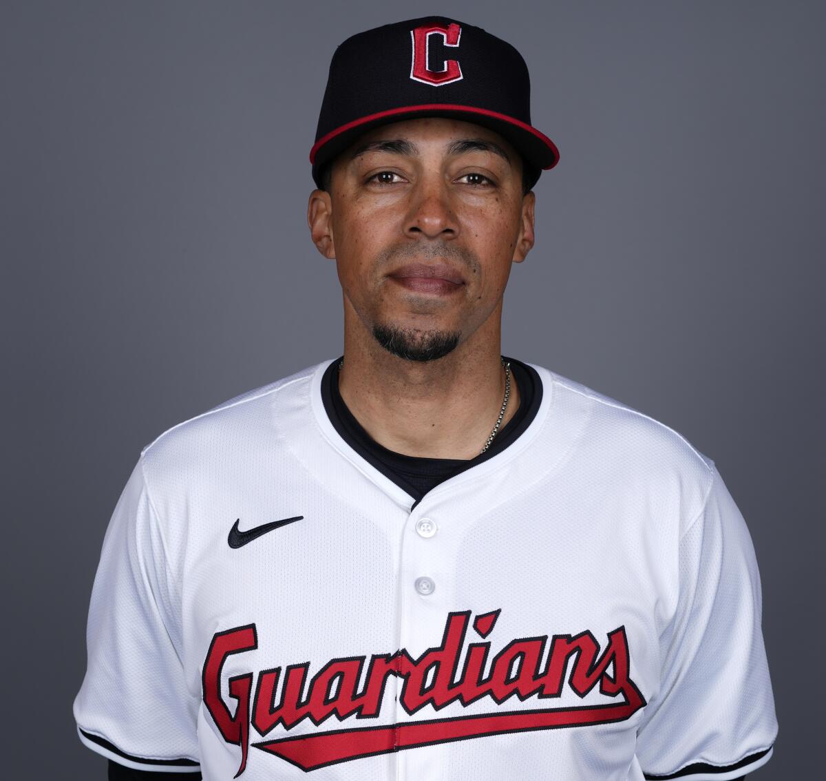 This is a 2024 photo of Joe Torres of the Cleveland Guardians baseball team.