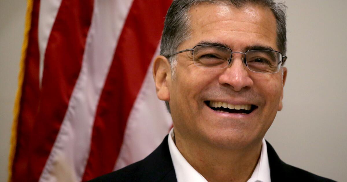 Former federal health chief Xavier Becerra announces run for California governor