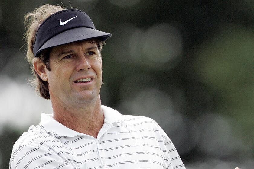 Paul Azinger back in June 2006 as he teed off during the Memorial tournament in Dublin, Ohio.