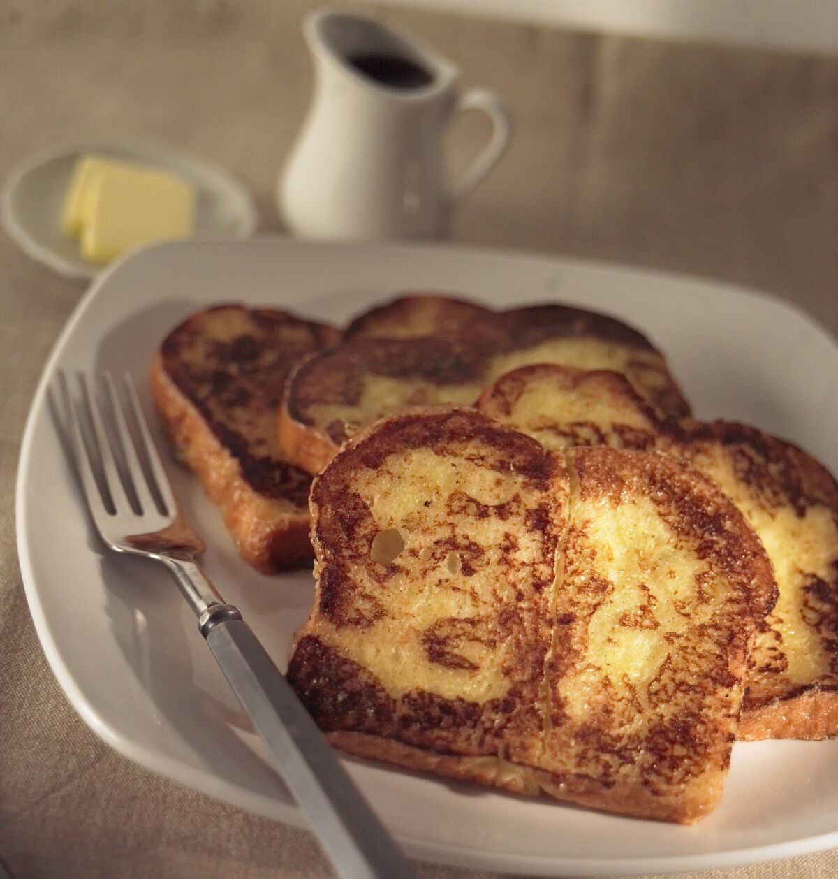 BREAKFAST: French toast by Square One Dining in Hollywood is made with brioche and crème anglaise.