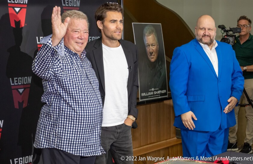 William Shatner, Paul Wesley & Stephen Kramer Glickman