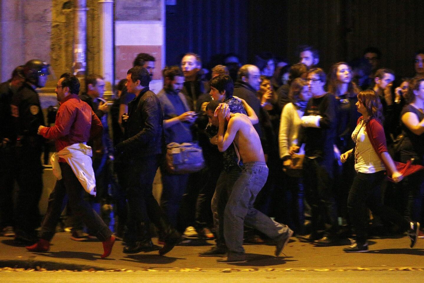 Images of Paris under attack