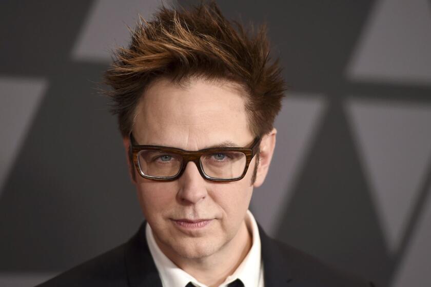 FILE - In this Nov. 11, 2017 file photo, filmmaker James Gunn arrives at the 9th annual Governors Awards in Los Angeles. Gunn has been fired as director of âGuardians of the Galaxy 3â because of old tweets that recently emerged where he joked about subjects like pedophilia and rape. Walt Disney Studios Chairman Alan Horn said in a statement Friday, July 20, 2018, that the tweets are indefensible, and the studio has severed ties with Gunn. (Photo by Jordan Strauss/Invision/AP, File)