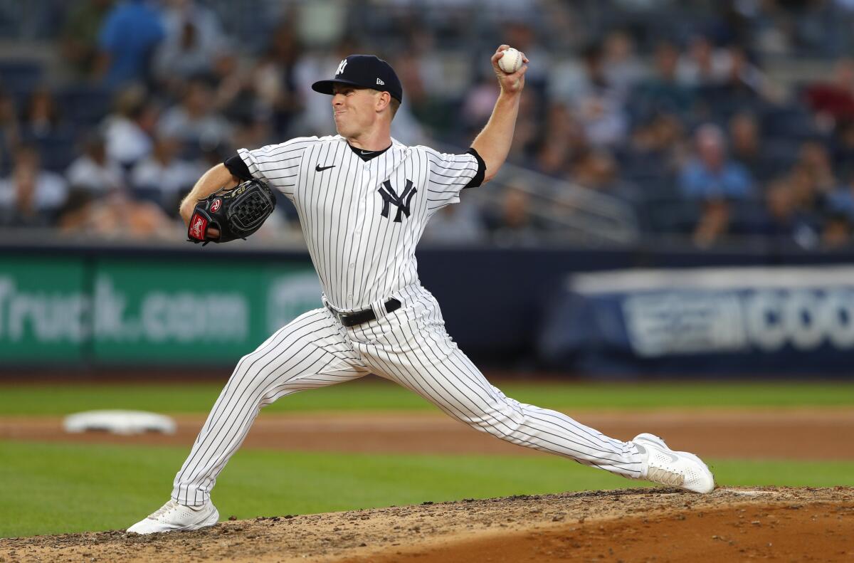 Luis Severino throws 2 scoreless as Yanks beat Rangers