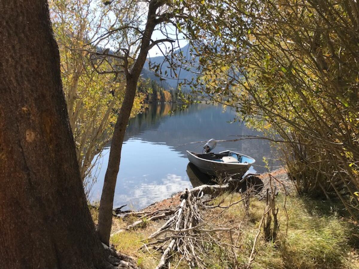 Silver Lake in repose. Director Frank Capra kept a cabin here. See why?