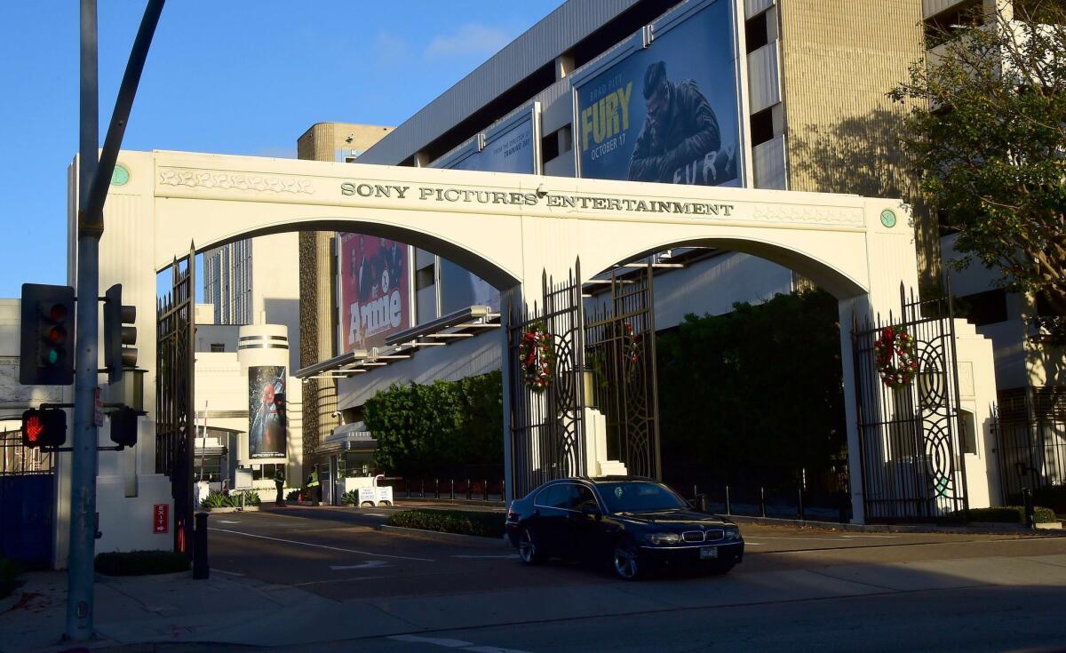 The Sony Pictures Entertainment studios in Culver City.