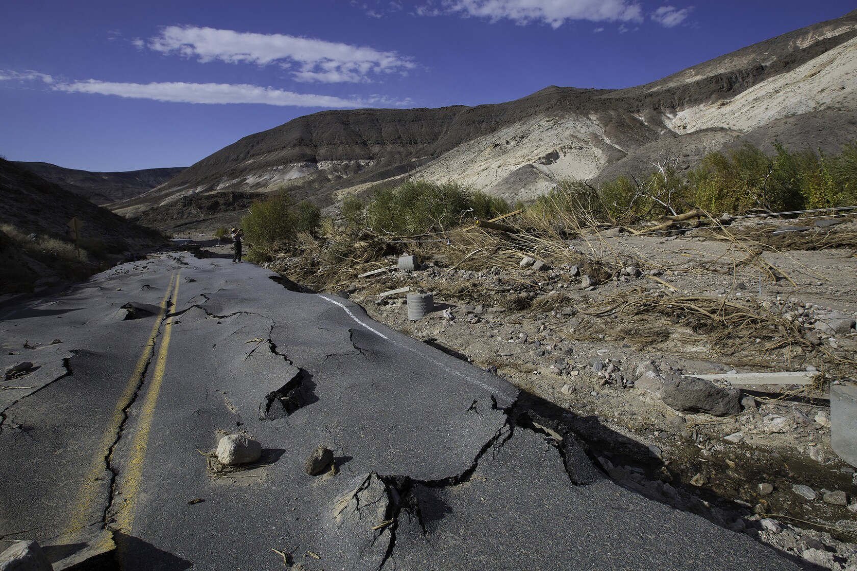 After historic flooding, Death Valley gears up for 'a long, hard