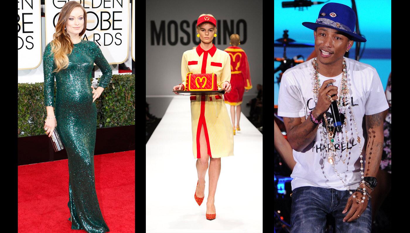 From baby bumps to McDonald's couture to signature hats, 2014 was a year full of fashion trends, tragedies and trailblazers. Here's a look at some of our favorite moments.