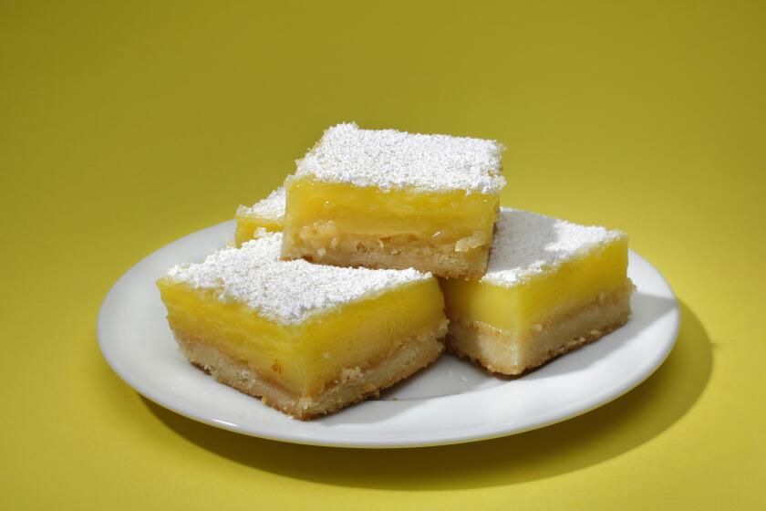 Many lemon bars are either too sweet or much too tangy. Euro Pane's is just the perfect combination.