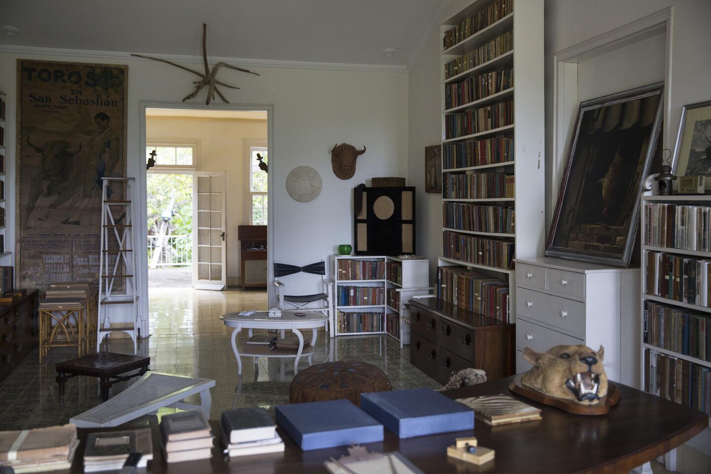 Inside Hemingway's home