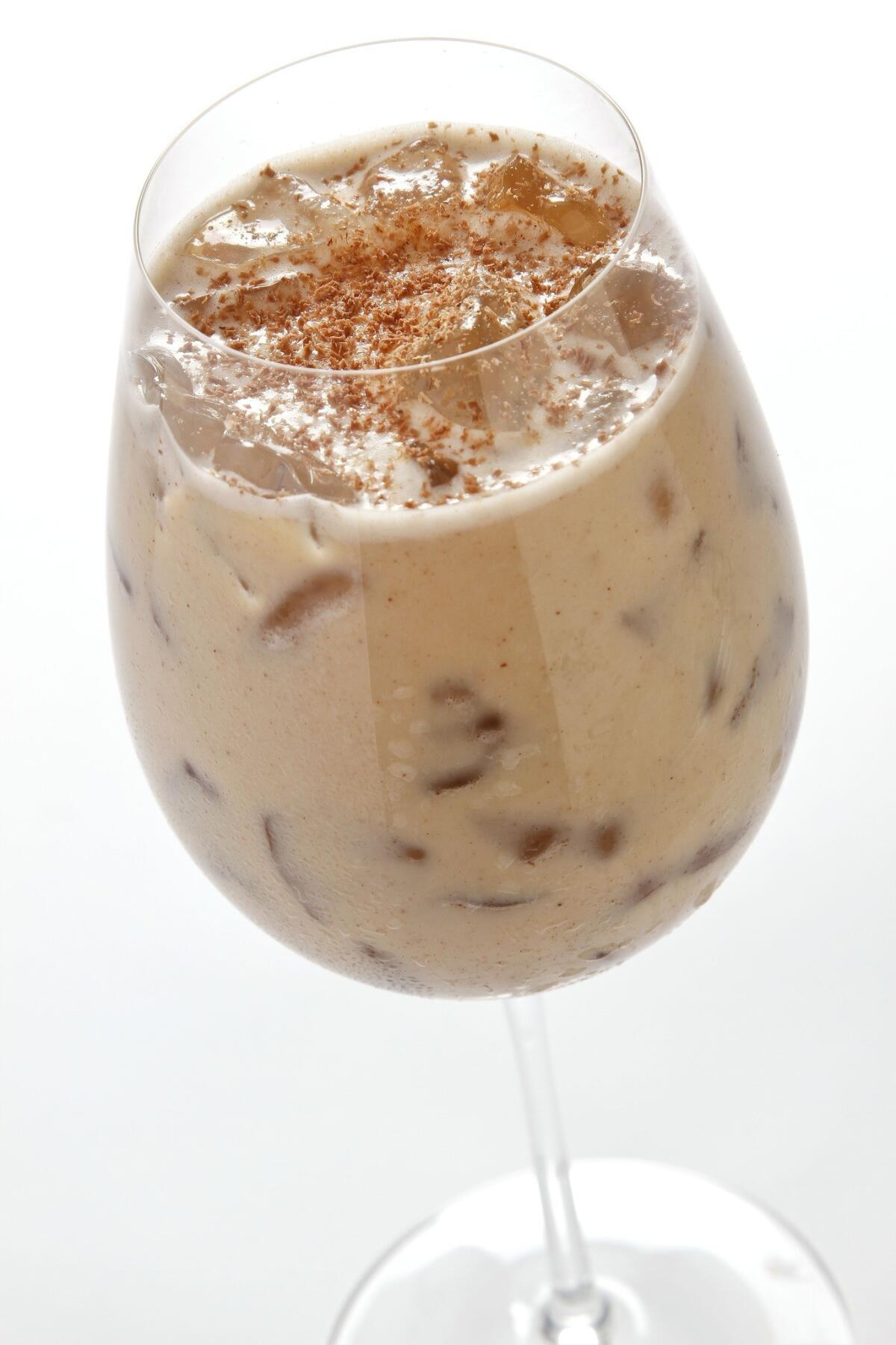 Coquito cocktail.