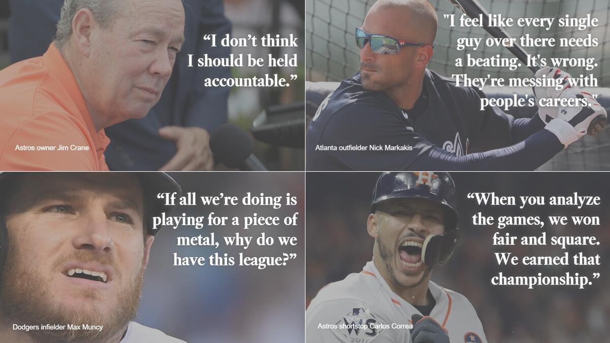 What they're saying nationally about Astros cheating scandal