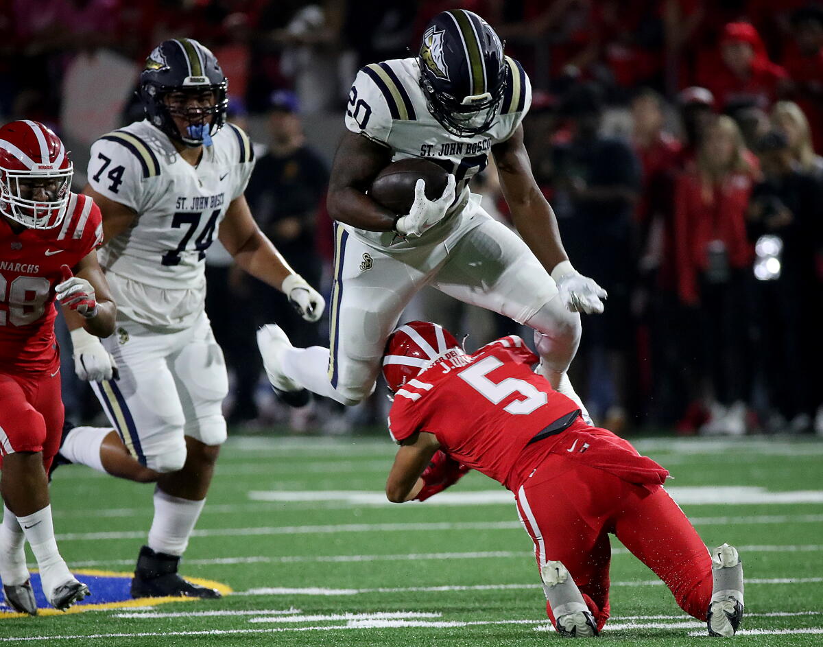 Dillon Davis The Los Angeles Times' top 25 high school football rankings - Los ...