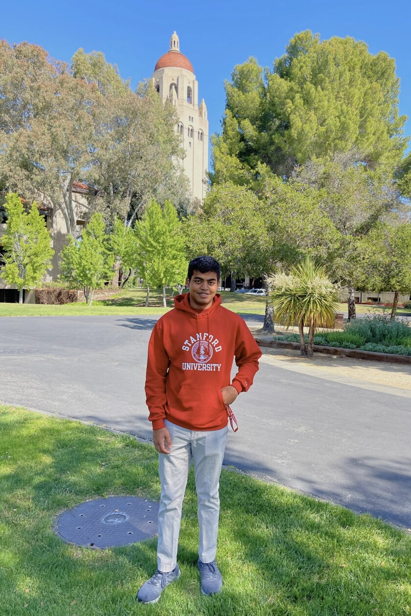 Sohan Chunduru won the La Jolla Country Day Principal's Award for achieving the second-highest cumulative GPA.