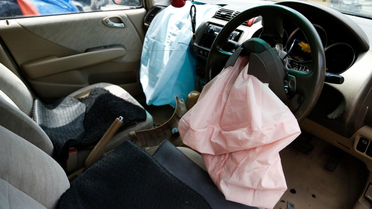 Millions of Takata air bag inflators could potentially explode with too much force and spew shrapnel into people.
