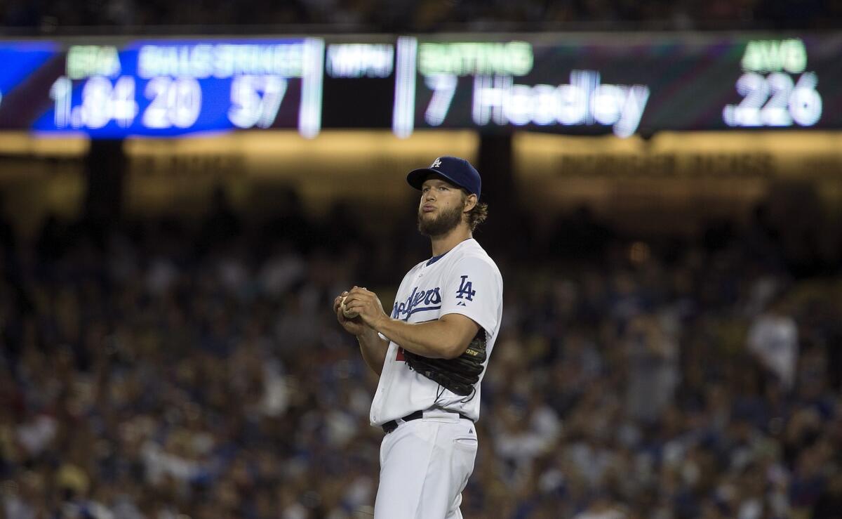 Clayton Kershaw's scoreless inning streak ended in the sixth inning when he gave up a solo home run to San Diego's Chase Headley. Kershaw (11-2) finished the game and recorded his eighth consecutive victory in as many starts.