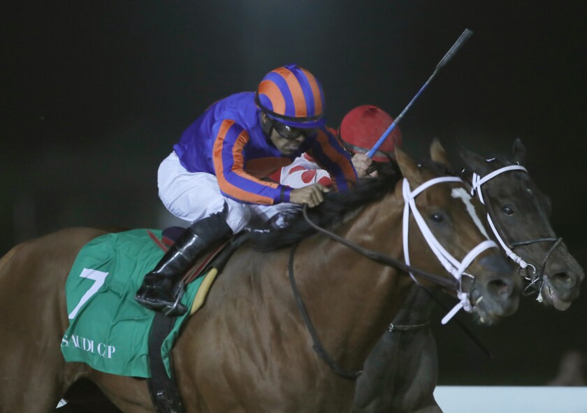 Maximum Security wins the Saudi Cup in 2020.