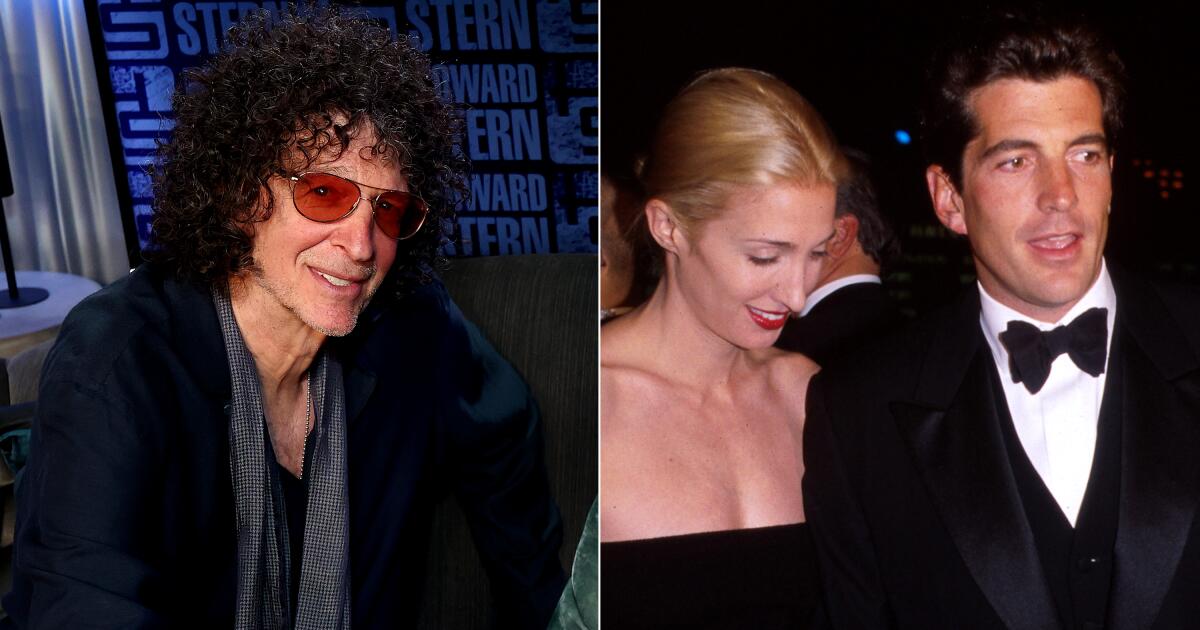Selon Howard Stern, la couverture du magazine de George et JFK Jr