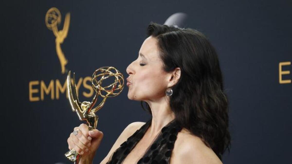 Julia Louis-Dreyfus made Emmy history Sunday night, winning her sixth award for comedy lead actress.