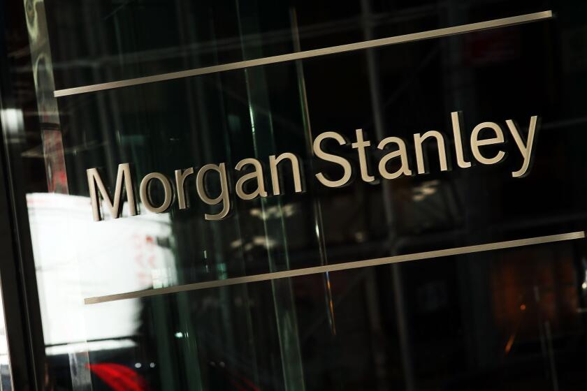 New York investment bank Morgan Stanley was sued Friday by California Atty. Gen. Kamala Harris over investments it sold in the run-up to the financial crisis.