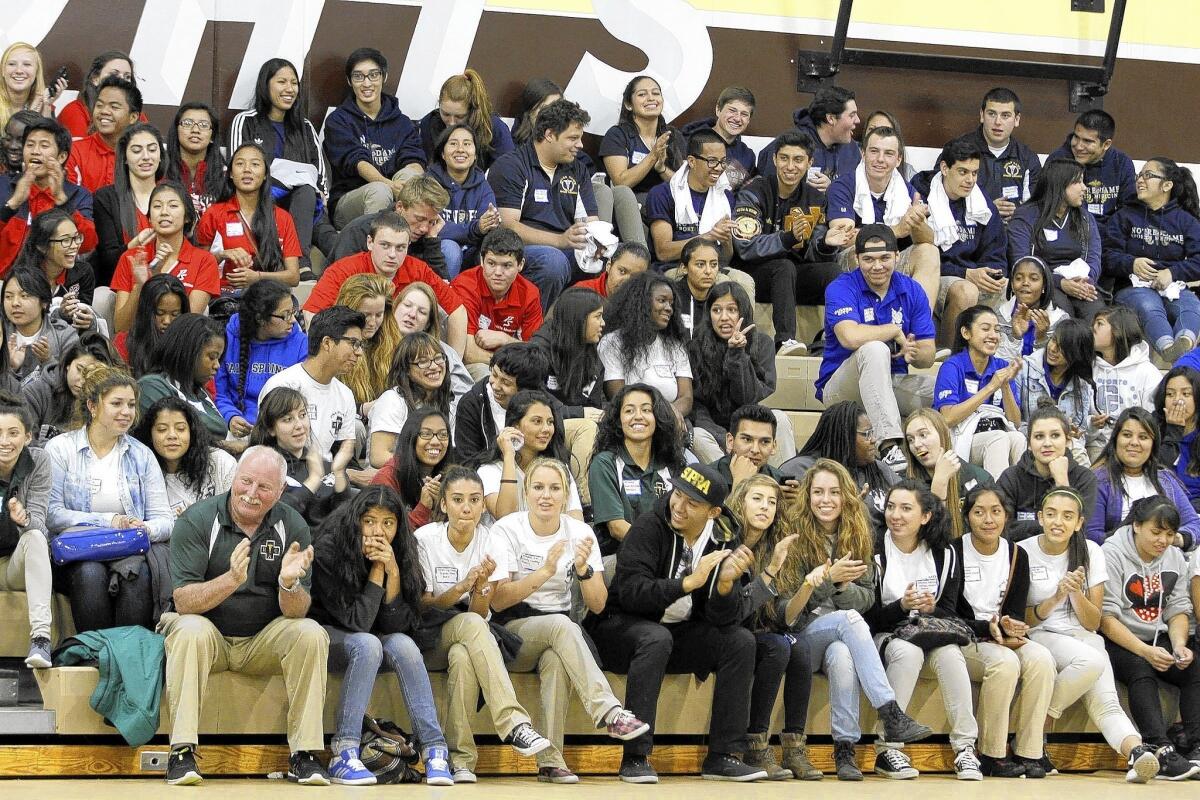 Southland students participated in St. Francis High School's 13th Annual Sports Medicine Competition at the school in La Cañada Flintridge on Saturday, April 5, 2014.