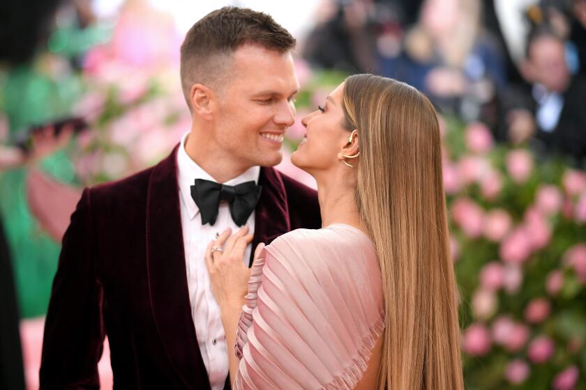 NEW YORK, NEW YORK - MAY 06: Tom Brady and Gisele Bundchen attend The 2019 Met Gala Celebrating Camp: Notes on Fashion at Metropolitan Museum of Art on May 06, 2019 in New York City. (Photo by Neilson Barnard/Getty Images)