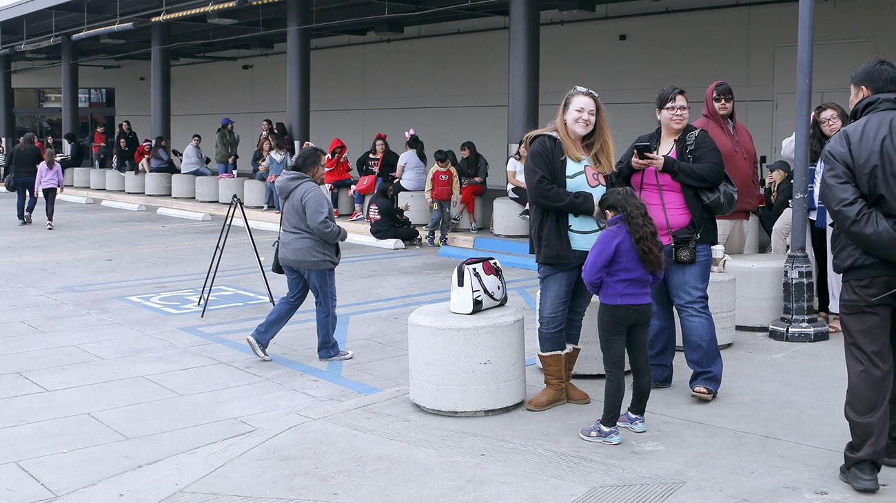 Photo Gallery: Crowds rush to the Hello Kitty Cafe truck parked in Burbank