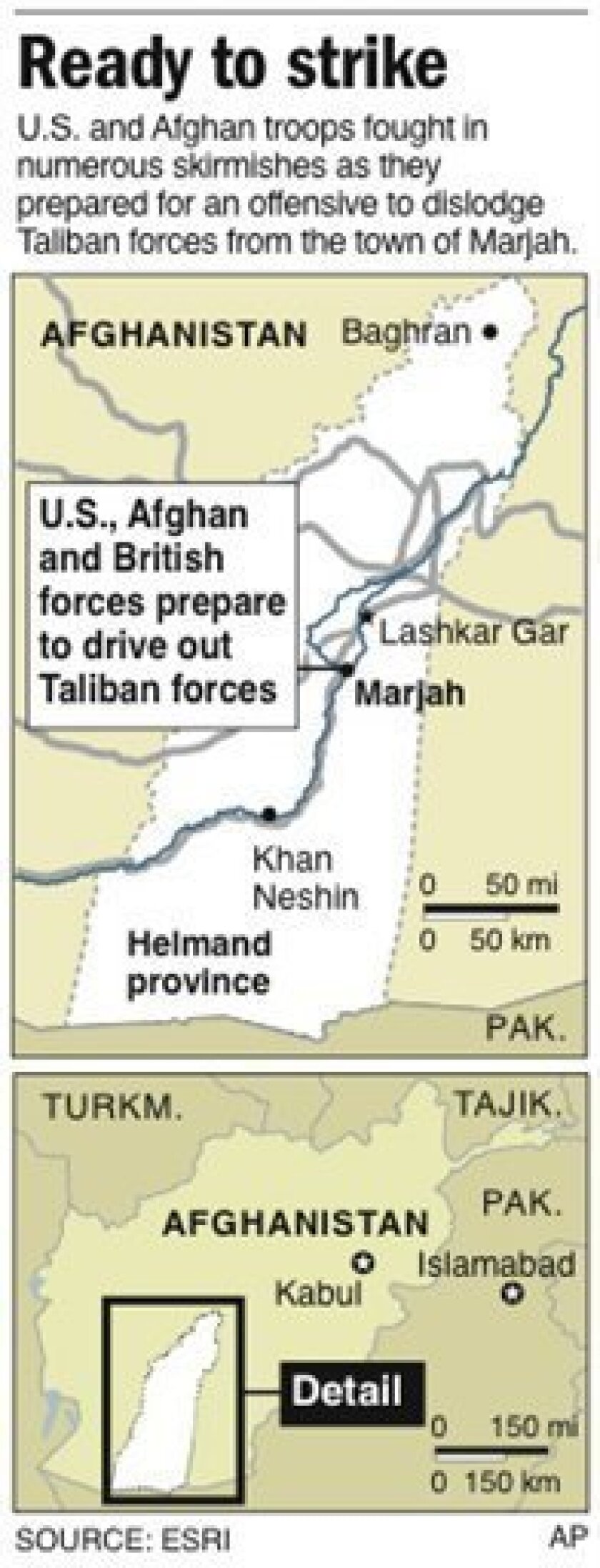 Taliban Claim They Retain Control Of Marjah The San Diego Union Tribune