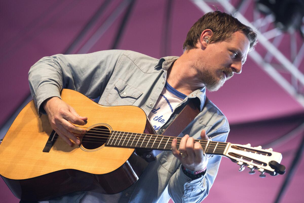 Sturgill Simpson on stage at the Coachella Valley Music and Arts Festival in Indio, Calif., on April 12, 2015.
