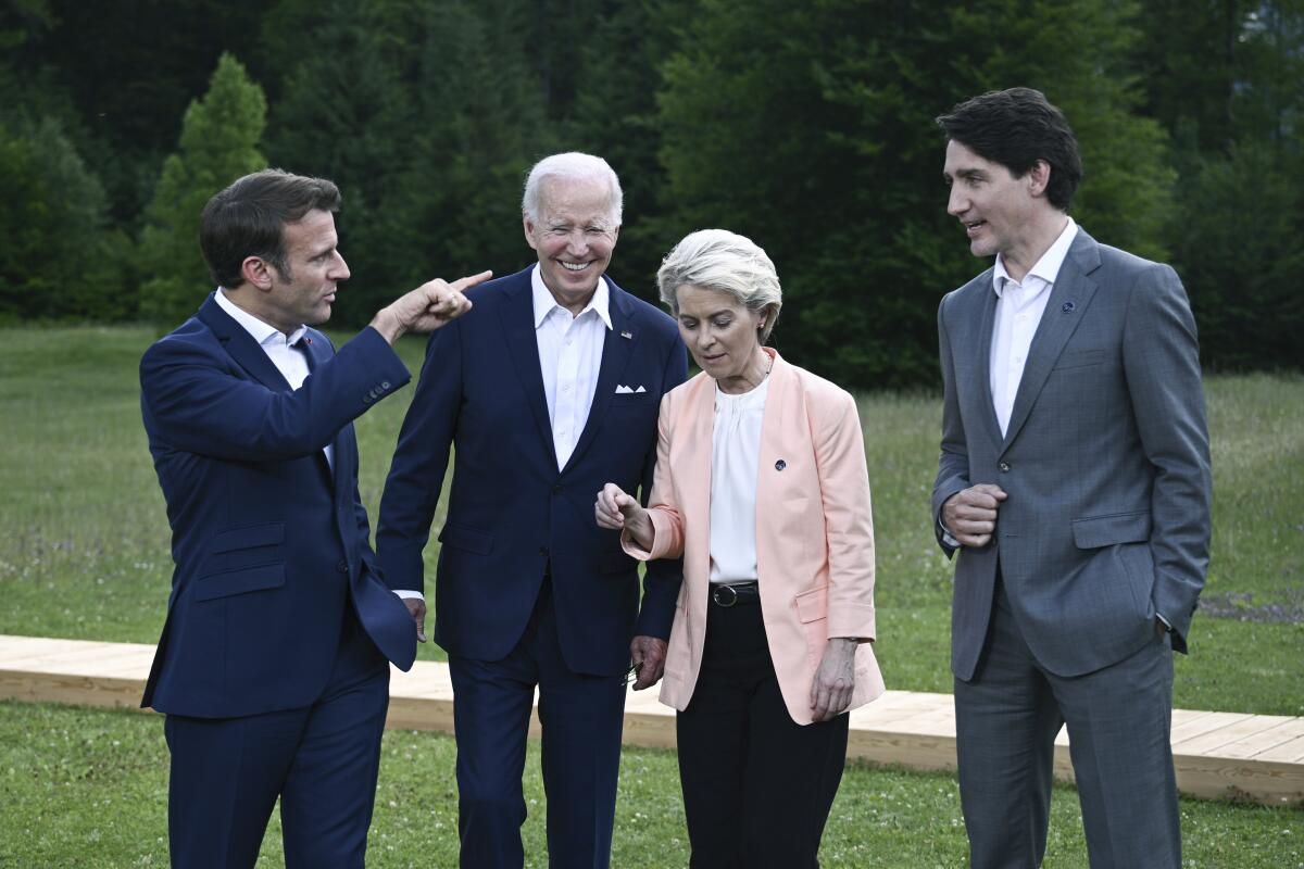 President Biden with other world leaders