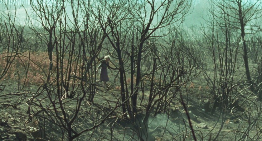 Benedicta Sánchez in the movie "Fire Will Come."
