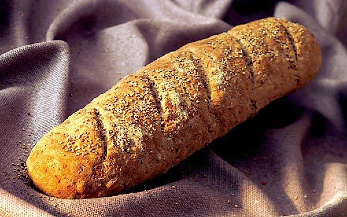 Transitional German-style many-seed bread