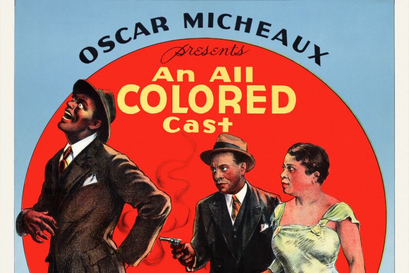 A film poster from Oscar Micheaux's "Underworld" is included in the Separate Cinema Archive, which was recently acquired by the Lucas Museum.