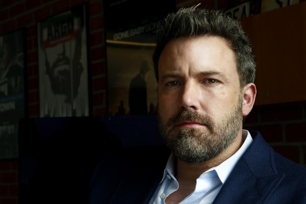 Actor, director, writer and producer Ben Affleck.