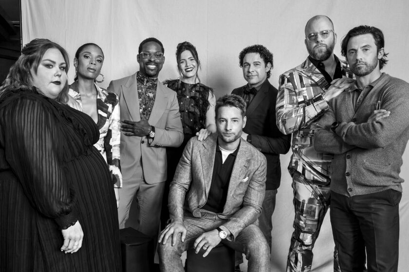 The cast of "This Is Us" photographed at the Dolby Theater for the show's final season