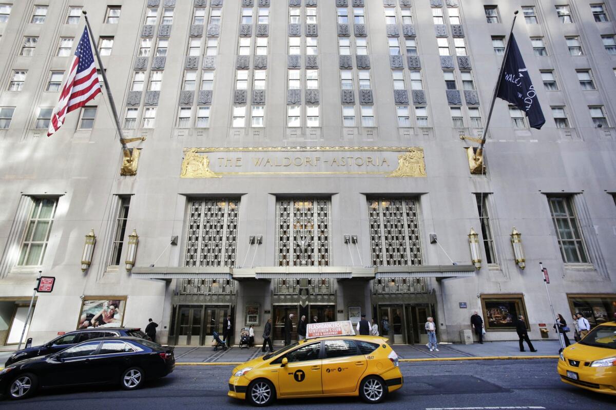 It's official. The U.S. government says it’s abandoning decades of tradition and moving out of New York's famed Waldorf-Astoria Hotel, which a Chinese firm bought last year from Hilton Worldwide.