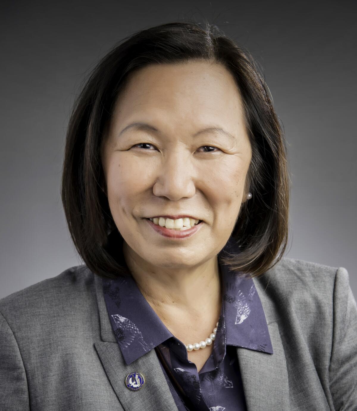 Sonoma State President Judy Sakaki.