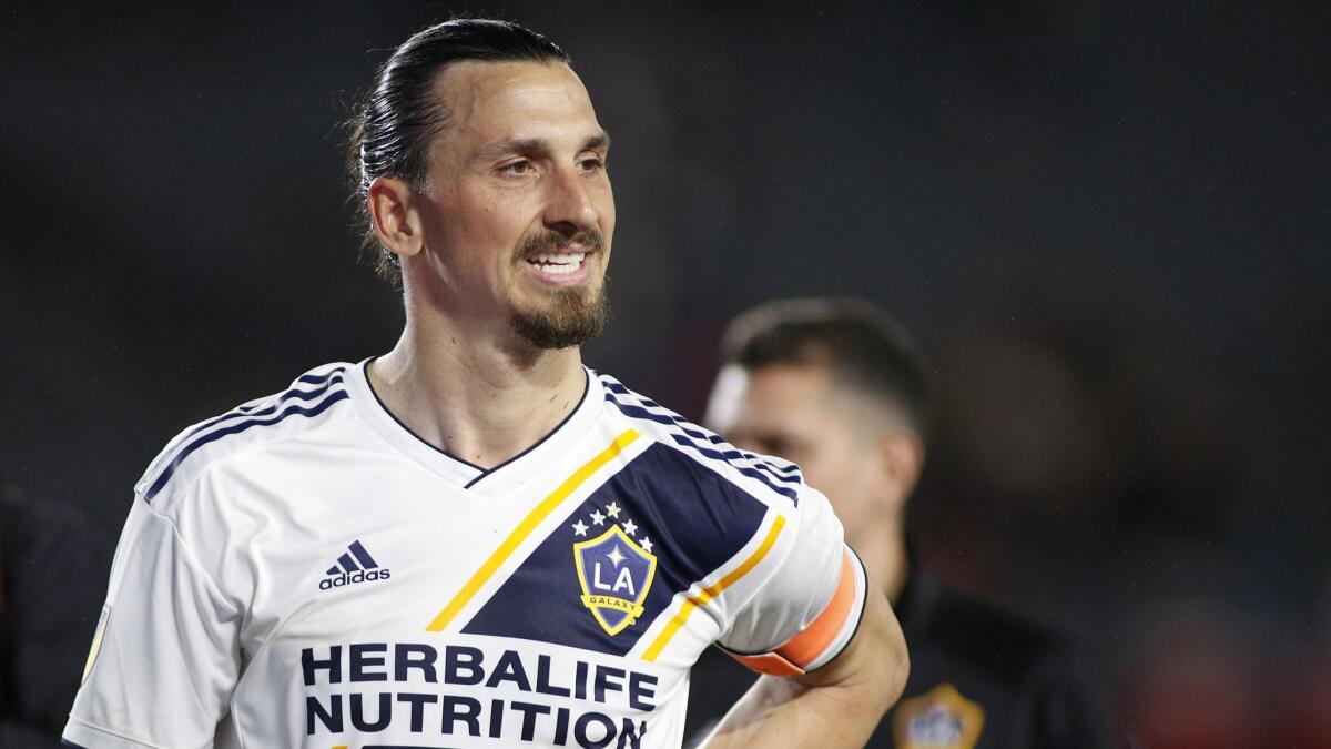 Zlatan Ibrahimovic will miss a second straight game Saturday night when the Galaxy meet unbeaten Minnesota United at Dignity Health Sports Park.