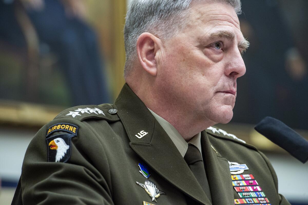 Chairman of the Joint Chiefs of Staff Gen. Mark Milley