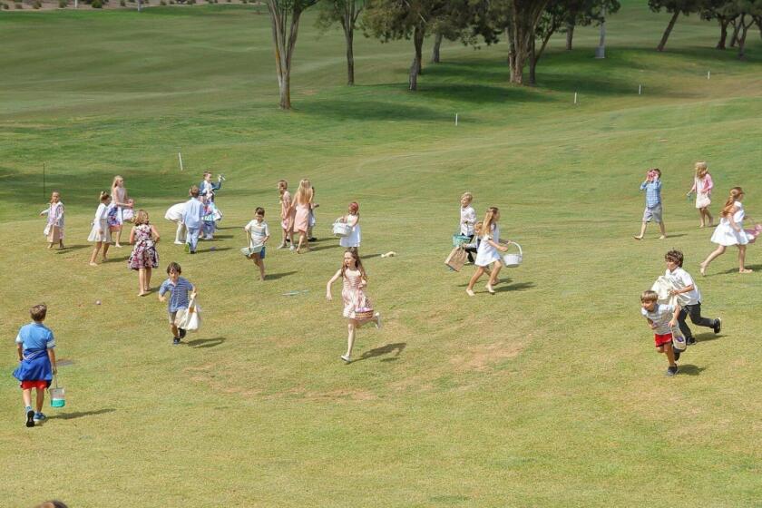 The RSF Golf Club's Easter egg hunt in 2019.