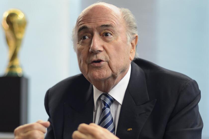 FIFA President Sepp Blatter.