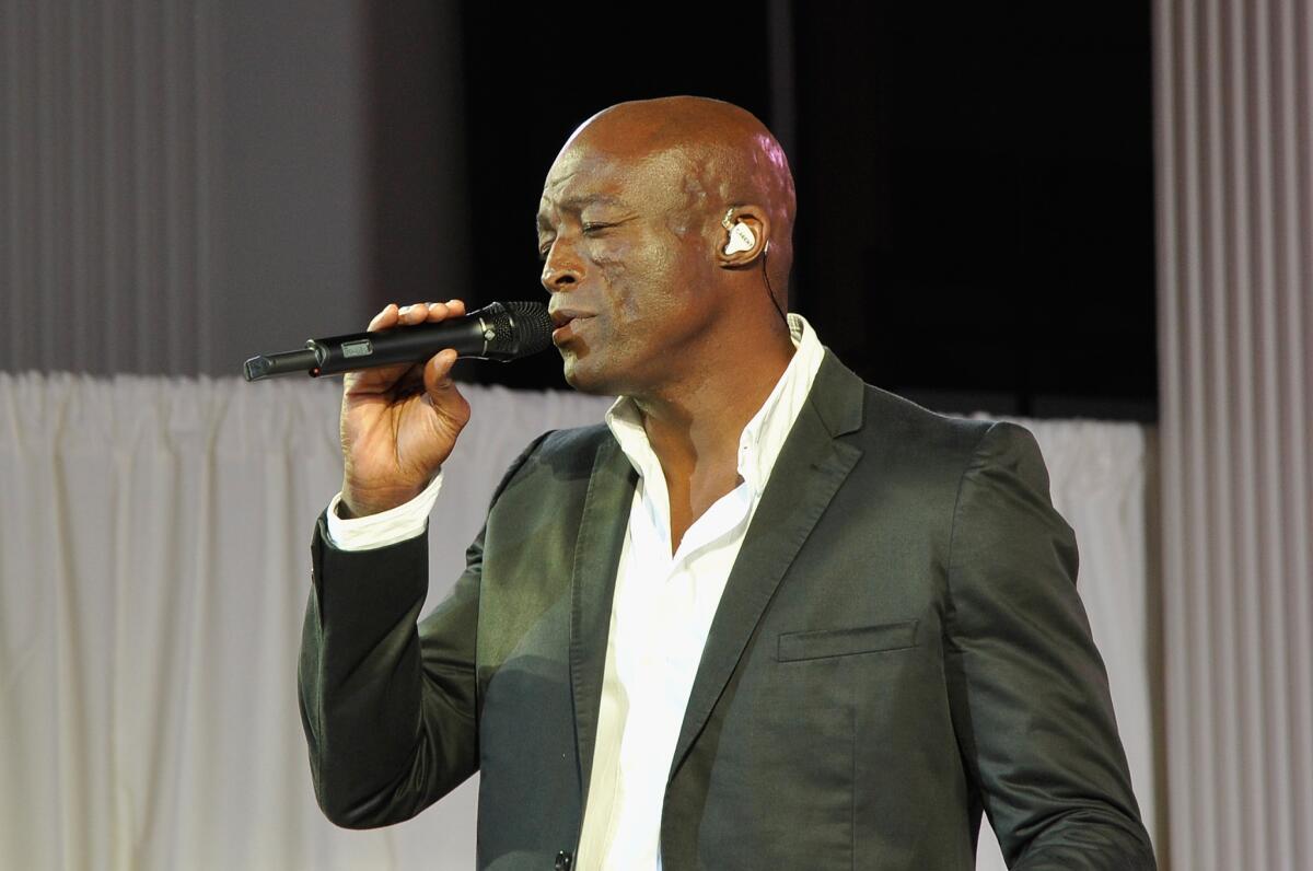 Seal performs in Los Angeles in 2016.