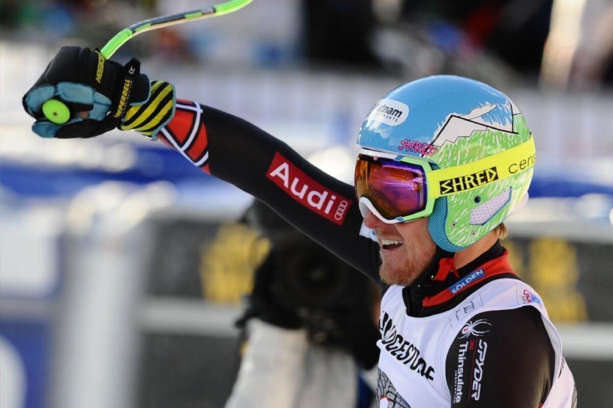 American Ted Ligety won his first World Cup super combined in Wengen, Switzerland, on Friday.