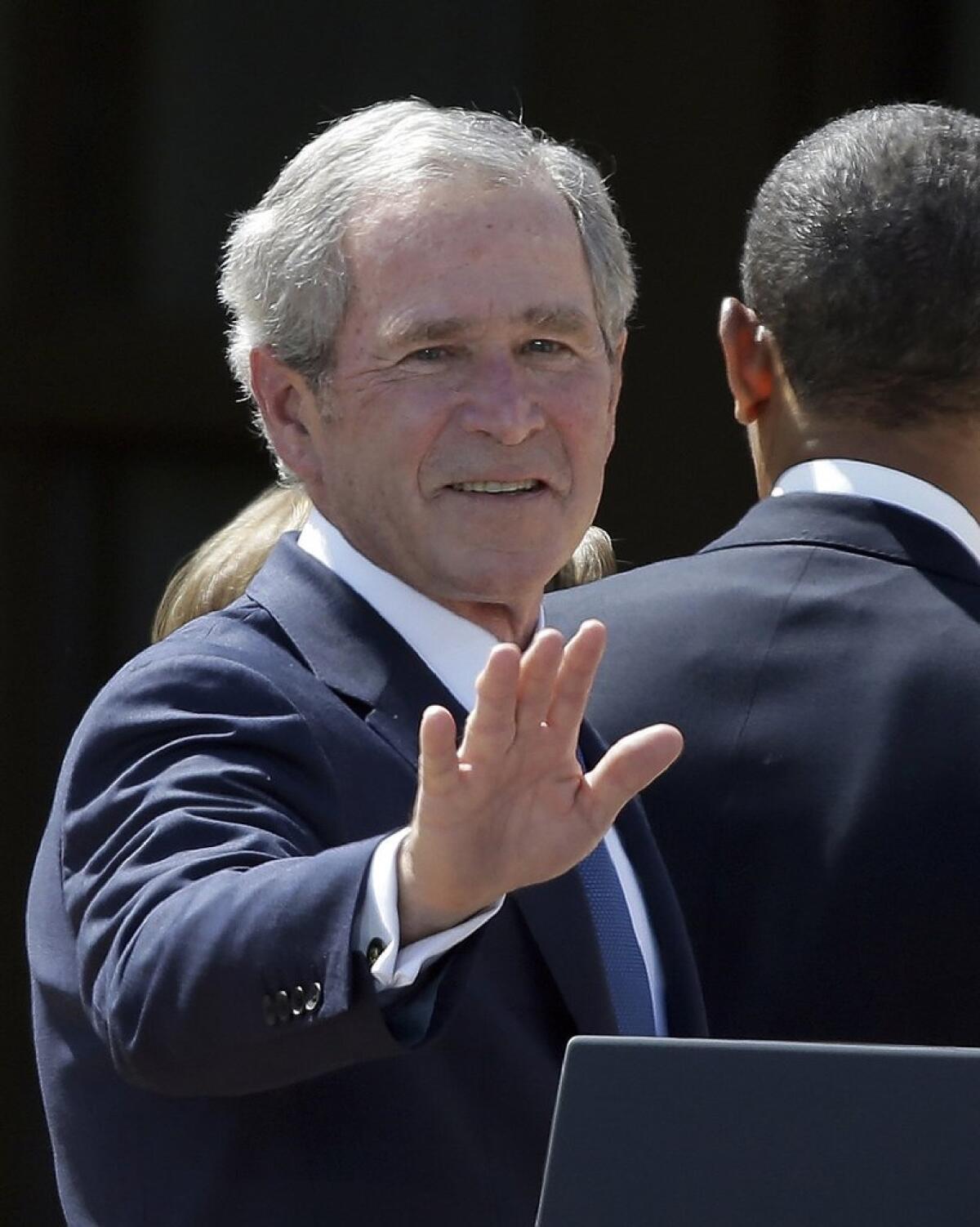 President George W. Bush had a stent placed in a coronary artery Tuesday.