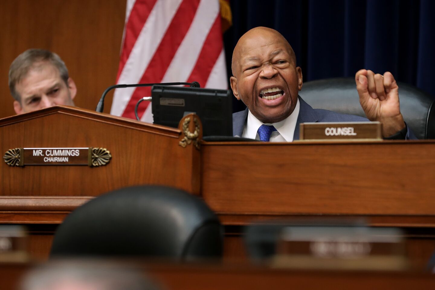 House Oversight and Reform Committee Chairman Elijah Cummings (D-Md.) makes closing remarks after testimony from Michael Cohen.