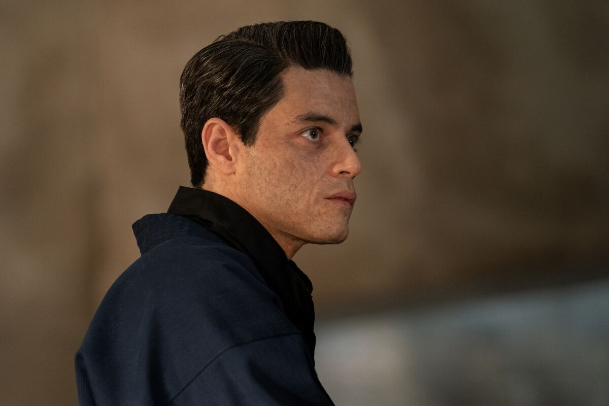 Rami Malek as Safin in "No Time to Die."