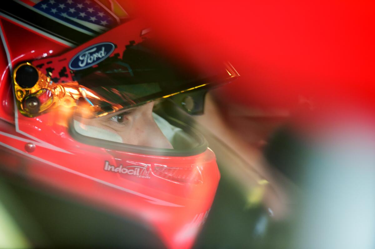 LOUDON, NEW HAMPSHIRE - JULY 20: Daniel Suarez, driver of the #41 Haas Automation Ford, sits in his car during practice for the Monster Energy NASCAR Cup Series Foxwoods Resort Casino 301 at New Hampshire Motor Speedway on July 20, 2019 in Loudon, New Hampshire. (Photo by Jared C. Tilton/Getty Images) ** OUTS - ELSENT, FPG, CM - OUTS * NM, PH, VA if sourced by CT, LA or MoD **