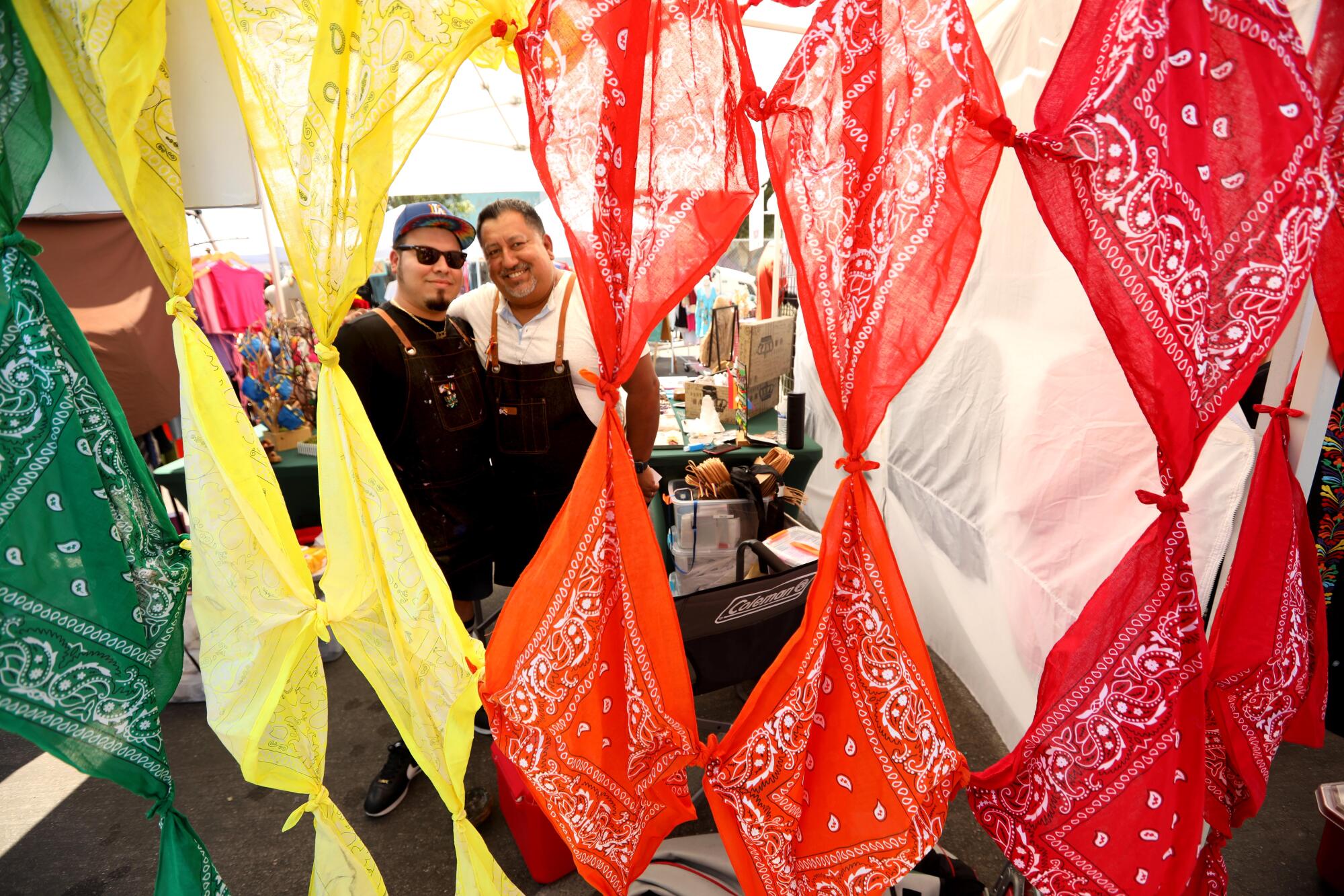 Salvador Cortez, right, and his husband, Rafael Hernandez, co-own From Our Casa to Yours