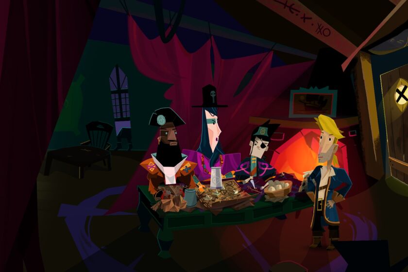 Wannabe "mighty pirate" Guybrush Threepwood is back in "Return to Monkey Island."